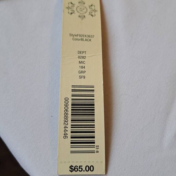 Black Patent Kate Landry Dressy Crossbody Bag NWT Prom Wedding - Picture 8 of 8